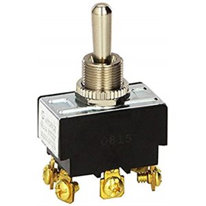 TOGGLE SWITCH ON / OFF / ON DPDT20A VIS