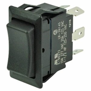 ROCKER SWITCH (ON) / OFF / (ON) DPDT 20A QUICK