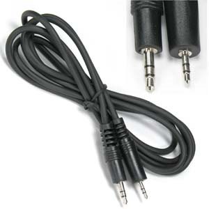 Cable Audio Male / Male 2.5mm @ 3.5mm 6'