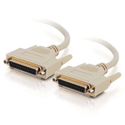 (100-5017) CABLE DB25 FF NUL MODEM