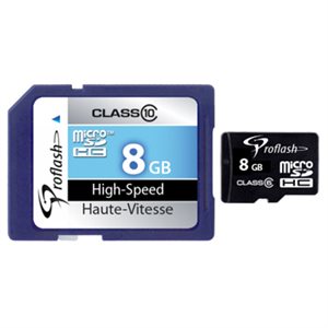 (6721) Micro SD-HC Card 8GB SD-HC C10